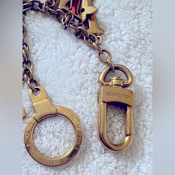 LOUIS VUITTON Initial Idylle Bag Blossom Charm Gold Pink M61020 - Picture 2 of 4